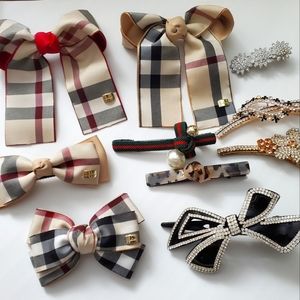 9 Brand New, 1 Used Hair Clip